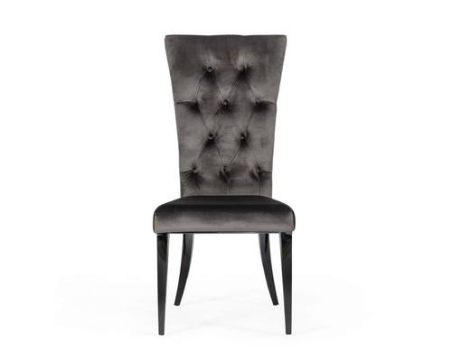 Modrest Darley - Modern Grey Velvet Dining Chair (Set of 2) by VIG Furniture