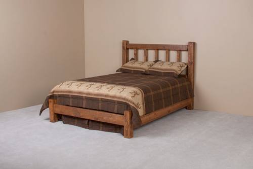 Little Jack Bed w/Low Profile Footboard by Viking Log Furniture