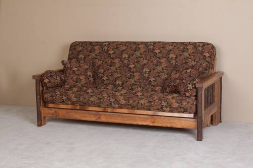 Sawtooth Hickory Futon Frame Queen by Viking Log Furniture