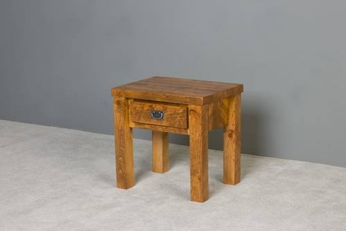 Barnwood 1 Drawer Night Table by Viking Log Furniture