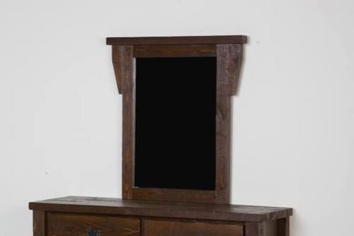 Barnwood Dresser Mirror by Viking Log Furniture