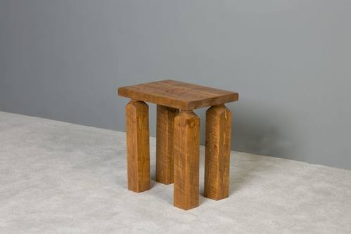 Barnwood Bedside Table by Viking Log Furniture
