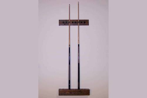 Barnwood Wall 2 Piece Cue Rack by Viking Log Furniture