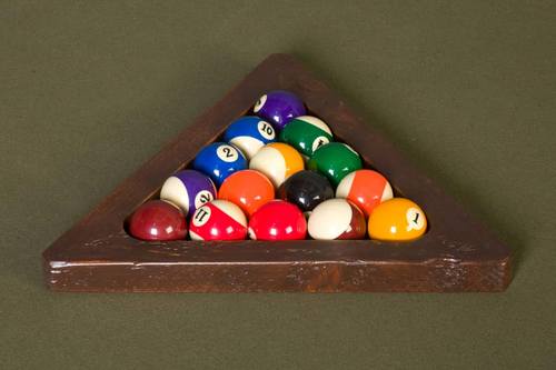 Barnwood Pool Ball Triangle by Viking Log Furniture