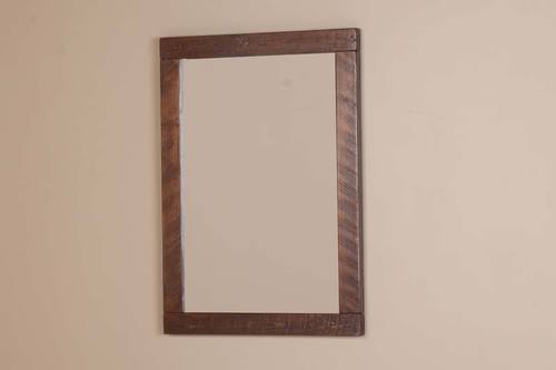 Barnwood Wall Mirror by Viking Log Furniture