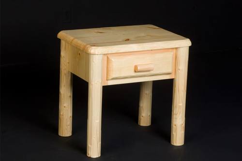 Northwoods 1 Drawer Night Table by Viking Log Furniture
