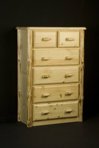 Wilderness Clear 6 Drawer Chest by Viking Log Furniture