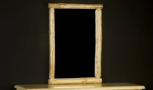 Wilderness Clear Wall Mirror by Viking Log Furniture
