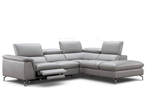 Viola Premium Italian Leather Sectional - Thumbnail 2