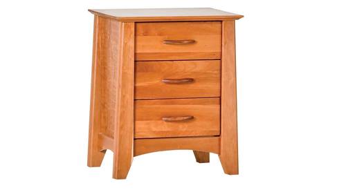 Willow 3 Drawer Nightstand Natural by Comfort Pure