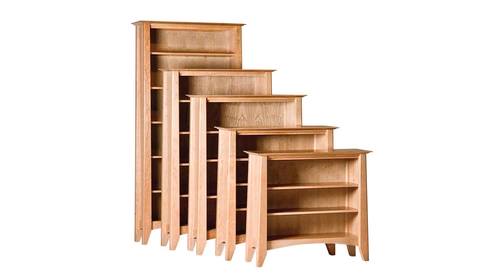 Willow 40 Inch Bookcase Natural by Comfort Pure