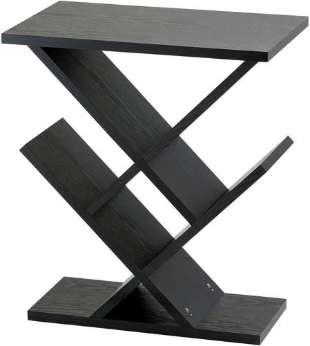 Zig-Zag Accent Table (Black) by Adesso Furniture