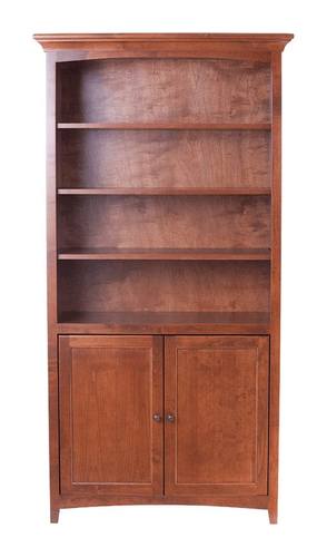 McKenzie Center Wall Unit w/Doors by Wittier Wood Furniture