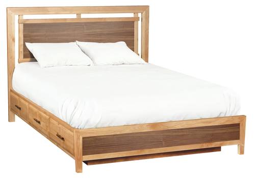 Addison Queen Panel Storage Bed, Duet by Wittier Wood Furniture