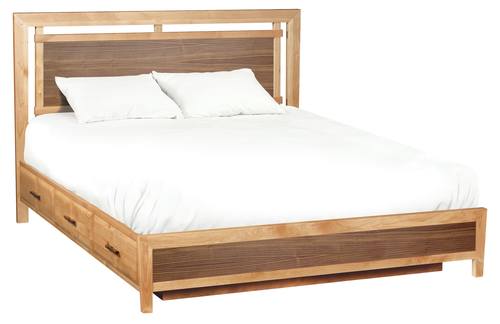 Addison King Panel Storage Bed, Duet by Wittier Wood Furniture