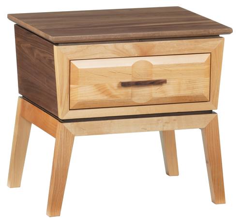 Addison 1-Drawer Nightstand, Duet by Wittier Wood Furniture