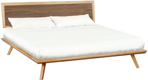 Addison King Adjustable Headboard Platform Bed, Duet by Wittier Wood Furniture