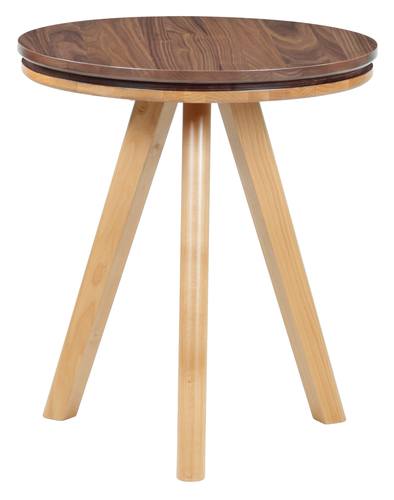 Addi Round Side Table, Duet by Whittier Wood Furniture