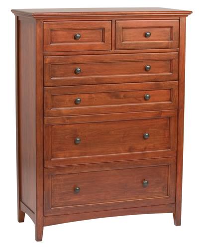 McKenzie 6-Drawer Chest, Glazed Antique Cherry by Whittier Wood Furniture