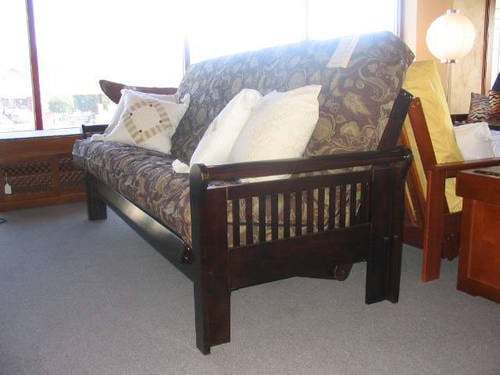 Medan Futon Frame Mahogany by Prestige