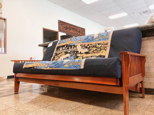 Mino Futon Frame Teak by Prestige