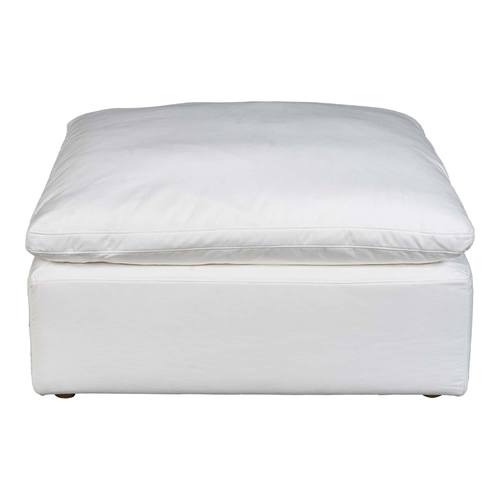 Terra Condo Ottoman Livesmart Fabric Cream by Moe's Home Collection