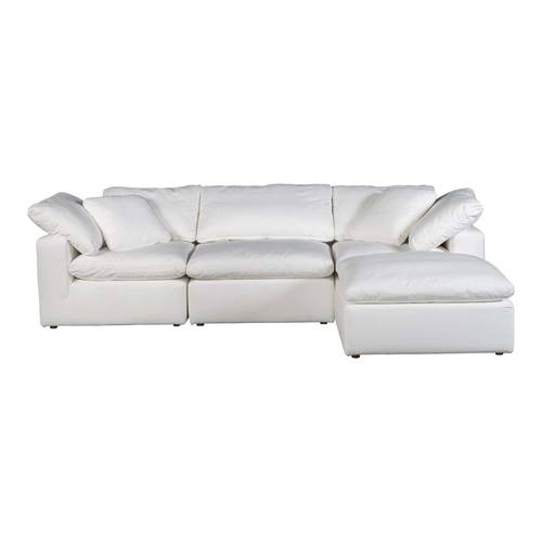 Terra Condo Lounge Modular Sectional Livesmart Fabric Cream by Moe's Home Collection