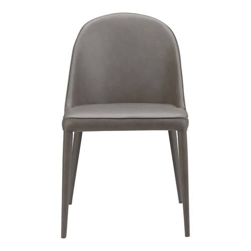 Burton Pu Dining Chair Grey (Set of 2) by Moe's Home Collection