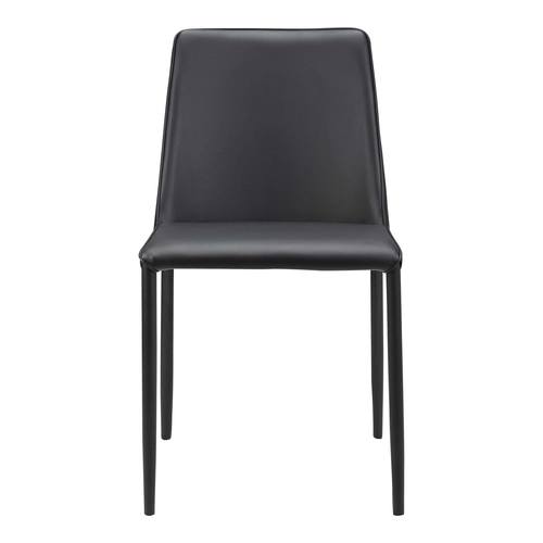 Nora Pu Dining Chair Black (Set of 2) by Moe's Home Collection