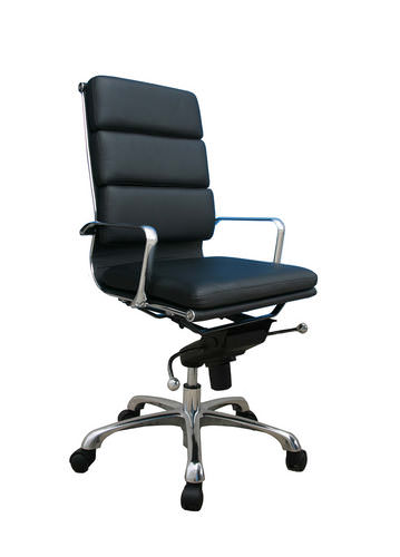 Plush High Back Adjustable Swivel Office Chair - Thumbnail 5