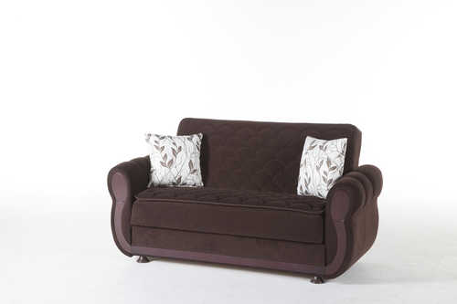 Argos Colins Brown Loveseat by Istikbal Furniture
