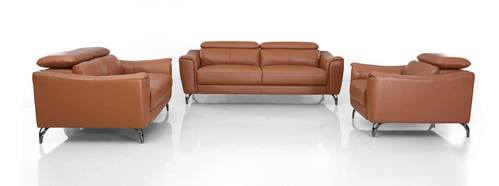 Divani Casa Danis - Modern Cognac Leather Brown Sofa Set by VIG Furniture