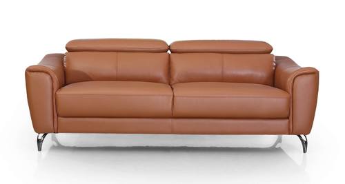 Divani Casa Danis - Modern Cognac Leather Brown Sofa by VIG Furniture