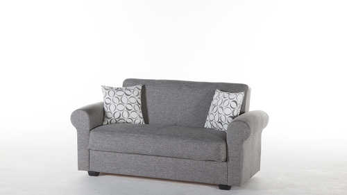 Elita S Diego Gray Loveseat by Bellona