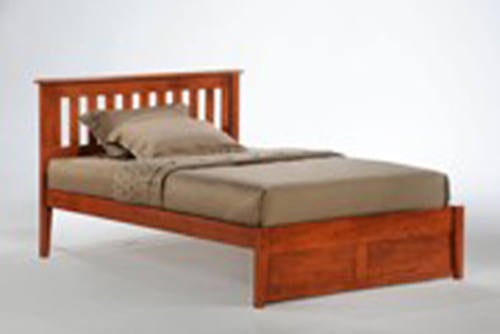 P Series Rosemary Cherry Platform Bed by Night & Day Furniture