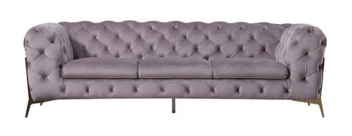 Divani Casa Sheila - Transitional Silver Fabric Sofa by VIG Furniture