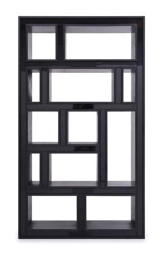 Modrest Suffolk - Contemporary Black Ash Bookcase by VIG Furniture