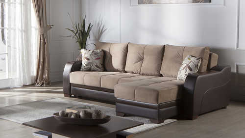 Ultra Lilyum Vizon Sectional Sofa by Bellona
