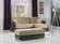 Luna Fulya Brown Sectional Sofa Sleeper by Bellona