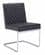 Quilt Armless Dining Chair Black (Set of 2) by Zuo Modern