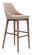 Moor Bar Chair Beige by Zuo Modern