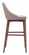 Moor Bar Chair Beige by Zuo Modern