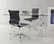 Glider Conference Chair Taupe by Zuo Modern