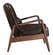 Bully Lounge Chair & Ottoman Brown by Zuo Modern