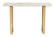 Atlas Console Table Stone & Gold by Zuo Modern