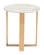 Atlas End Table Stone & Gold by Zuo Modern
