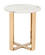 Atlas End Table Stone & Gold by Zuo Modern
