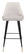 Piccolo Bar Chair Gray Velvet by Zuo Modern