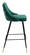 Piccolo Bar Chair Green Velvet by Zuo Modern
