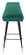 Piccolo Bar Chair Green Velvet by Zuo Modern